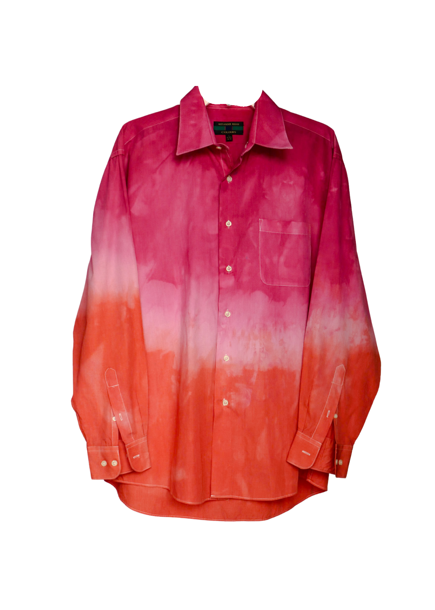 1 OF 1 CUSTOM DYED OVERCHILL  BUTTON DOWN