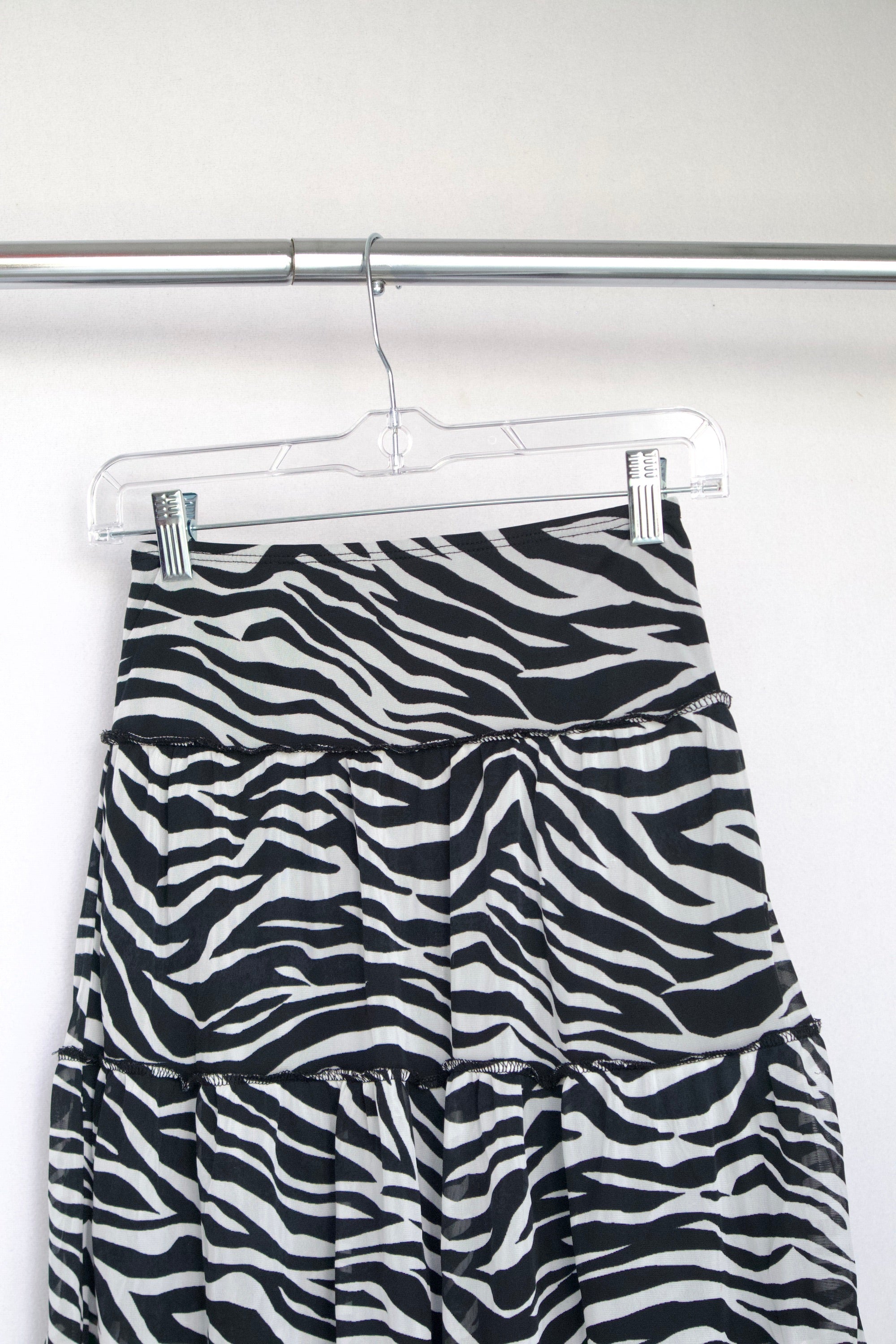 Ladies zebra hotsell print skirt