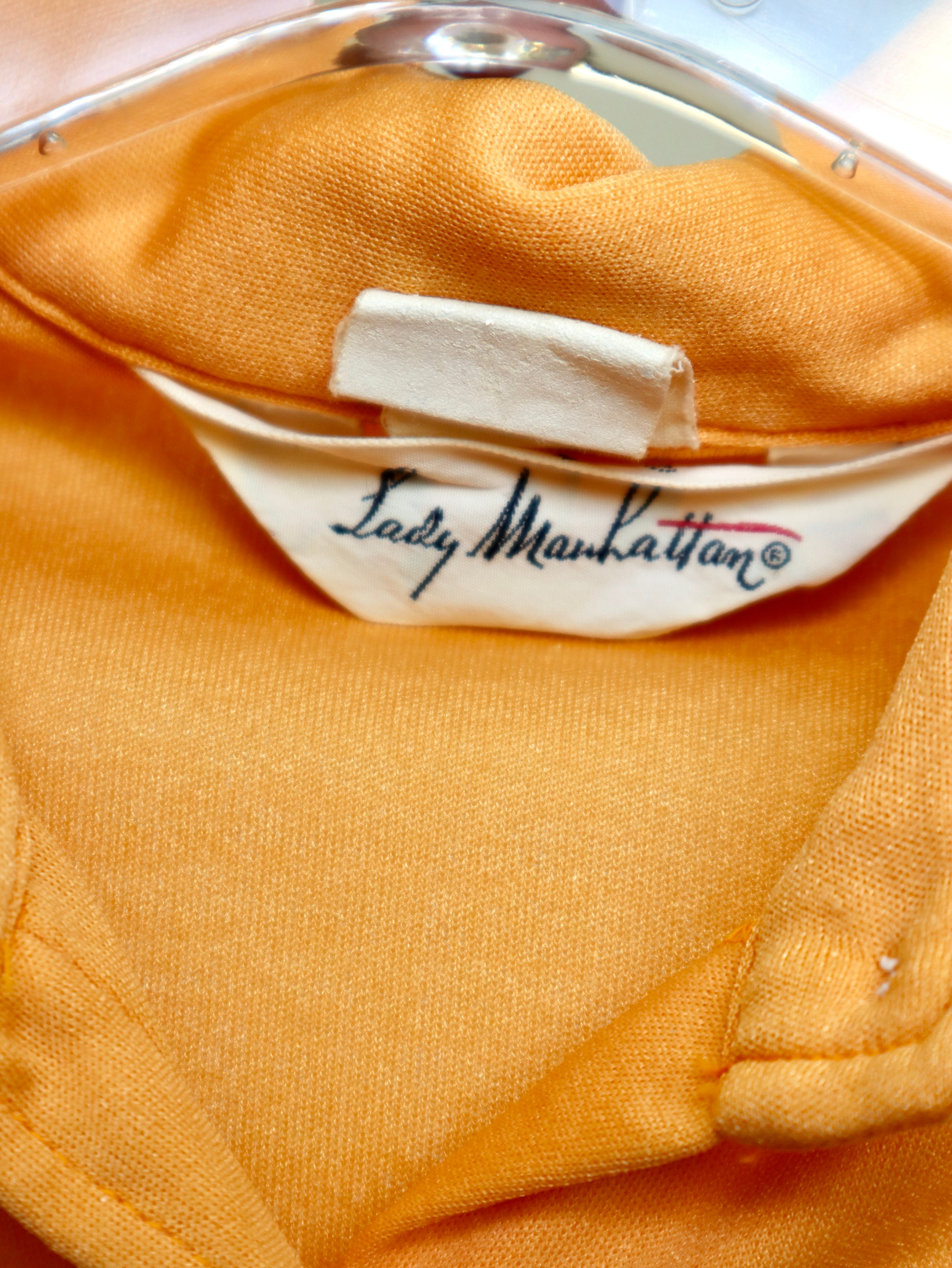 VTG 60s/70s LADY MANHATTAN BUTTON DOWN