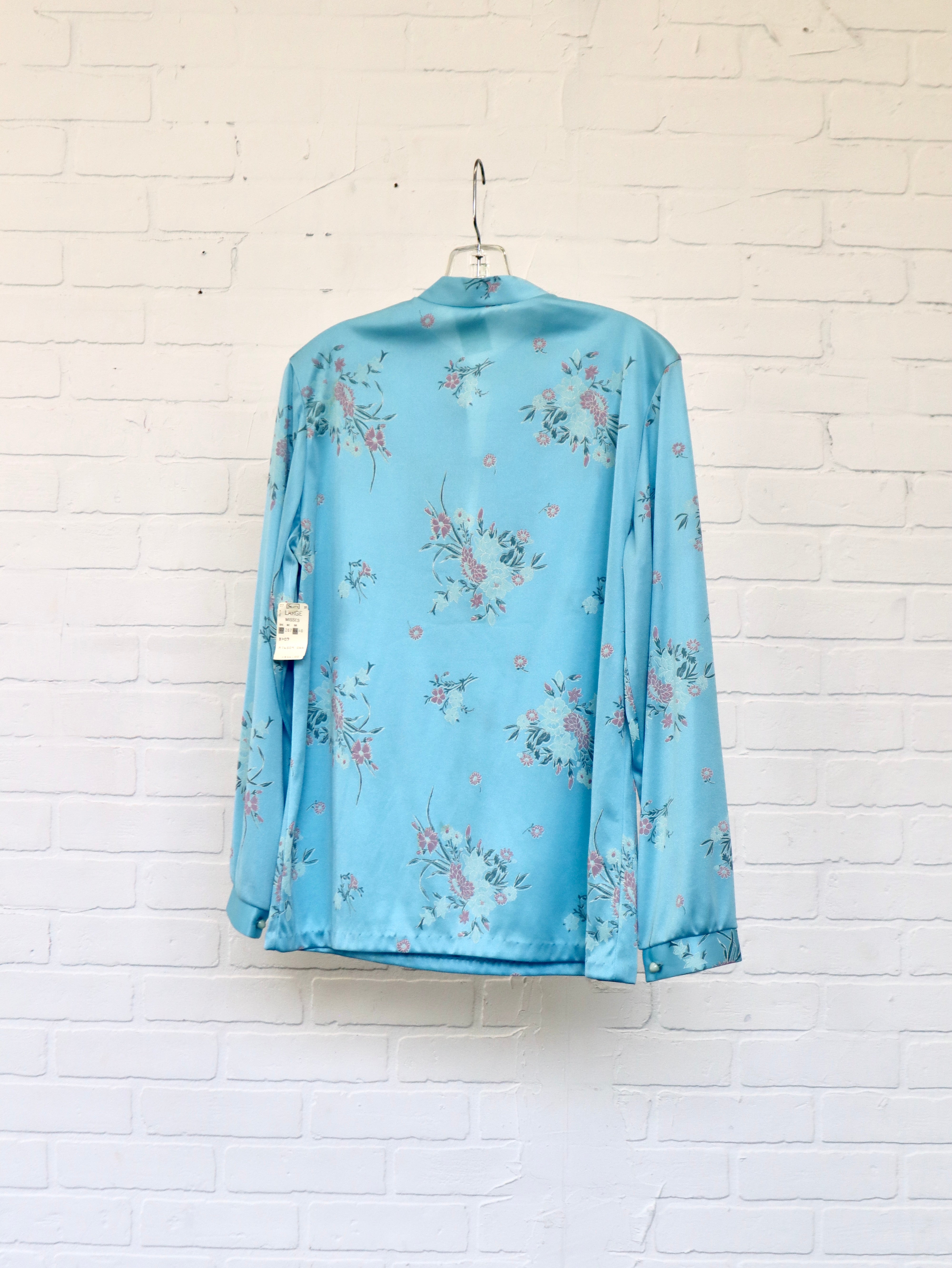 VTG 60s/70s FLORAL DEADSTOCK SEARS TOP