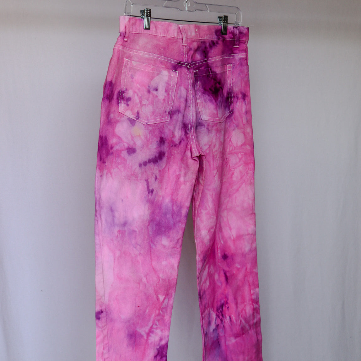 1 OF 1 CUSTOM DYED PINK JEANS